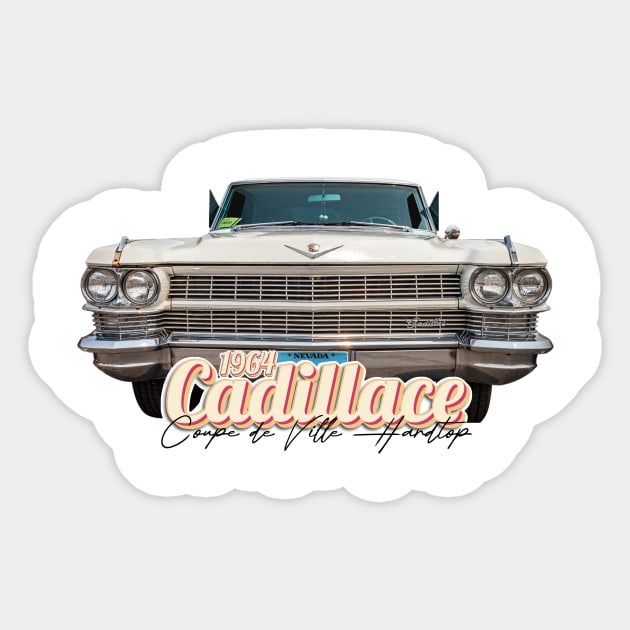 1964 Cadillac Coupe de Ville Hardtop Sticker by Gestalt Imagery